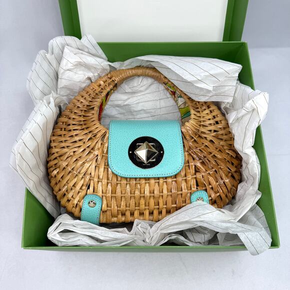 Kate Spade Santiago Plantation Wicker Mini Bag - Picture 12 of 16